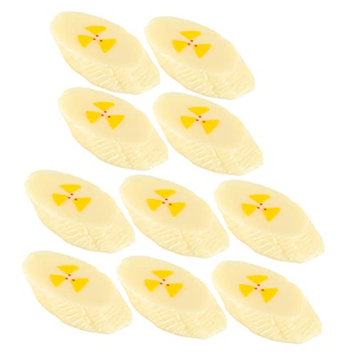 HAWILLOSCH 10 Stück Bananenscheiben Modell Künstliche Fruchtsimulation Gelbe Künstliche Bananenscheiben Lebensechte Bananendekoration Bananensüßigkeiten Miniatur Künstliche Bananen HAWILLOSCH 10 Stück Bananenscheiben Modell Künstliche Fruchtsimulation Gelbe Künstliche Bananenscheiben Lebensechte Bananendekoration Bananensüßigkeiten Miniatur Künstliche Bananen von HAWILLOSCH