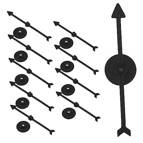 HAWILLOSCH 10 Stück Teiliges DIY Drehplatten Zubehör aus Robustem Lange Schwarze Zeiger für Brettspiele und Karnevalsspiele Einfach Montierbar und Langlebig für Tischspiele HAWILLOSCH 10 Stück Teiliges DIY Drehplatten Zubehör aus Robustem Lange Schwarze Zeiger für Brettspiele und Karnevalsspiele Einfach Montierbar und Langlebig für Tischspiele von HAWILLOSCH
