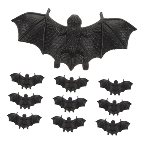 HAWILLOSCH 10 Stück Teiliges Halloween Fledermaus Deko aus Kunststoff Realistische Mini Fledermäuse für Gruselige DIY Spukhaus und Aprilscherz Dekorationen Langlebig und Vielseitig HAWILLOSCH 10 Stück Teiliges Halloween Fledermaus Deko aus Kunststoff Realistische Mini Fledermäuse für Gruselige DIY Spukhaus und Aprilscherz Dekorationen Langlebig und Vielseitig von HAWILLOSCH