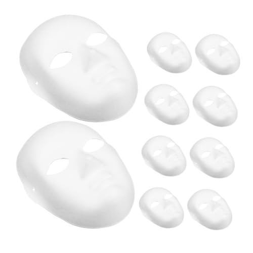 HAWILLOSCH 10 Stück Teiliges Weiße DIY Papiermasken zum Bemalen Unvollendete Vollgesichtsmasken für Maskerade Karneval Halloween Kreative Bastelprojekte und Theater Vielseitig Einsetzbar für HAWILLOSCH 10 Stück Teiliges Weiße DIY Papiermasken zum Bemalen Unvollendete Vollgesichtsmasken für Maskerade Karneval Halloween Kreative Bastelprojekte und Theater Vielseitig Einsetzbar für von HAWILLOSCH