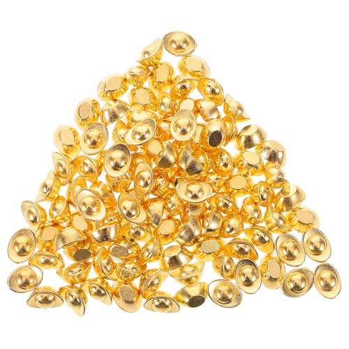 HAWILLOSCH -Dekoration für Zuhause 100 Stück Mini-Barren-Ornamente Chinesischer Reichtum Goldener Barren Legierungsbarren Schmuck für Die Bürodekoration von HAWILLOSCH