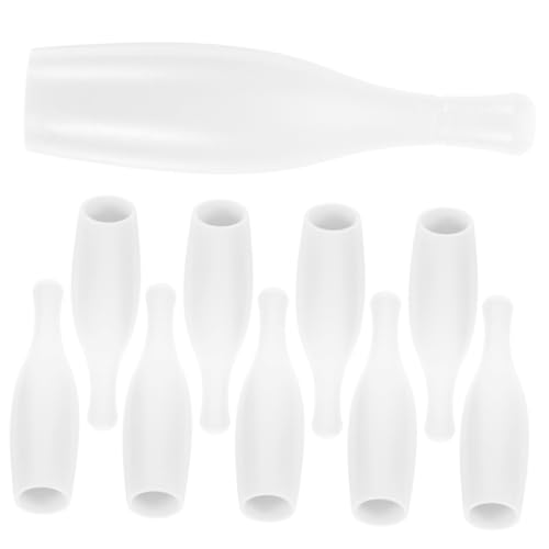HAWILLOSCH Mini-Bowlingspiel-Spielzeug 10-teiliges Tisch-Bowling-Pin-Set aus hartem Material geeignet für Standard-Bowling-Tische HAWILLOSCH Mini-Bowlingspiel-Spielzeug 10-teiliges Tisch-Bowling-Pin-Set aus hartem Material geeignet für Standard-Bowling-Tische von HAWILLOSCH