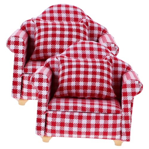 HAWILLOSCH Mini Puppenhaus Holzmöbel 12 Maßstab Wohnzimmer Öbel Für Puppenhaus Dekoration Puppen Puppenhaus von HAWILLOSCH