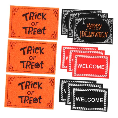 HAWILLOSCH 12 Stück Miniatur-teppiche Schmücken Halloween-bodenmatten- Im Mikro-landschaftsstil HAWILLOSCH 12 Stück Miniatur-teppiche Schmücken Halloween-bodenmatten- Im Mikro-landschaftsstil von HAWILLOSCH