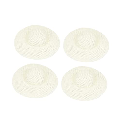 HAWILLOSCH 12 Stück Teiliges Mini Puppenhüte Krempe Handgefertigte Papier Stoffkappen für DIY Puppendekoration Bastelbedarf Geeignet für Puppen Zubehör von HAWILLOSCH