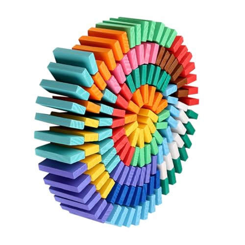 HAWILLOSCH 120Stücke Domino Bausteine für Frühkindlichen Bildung Kreatives Lernspielzeug für Jungen für Drinnen und Draußen HAWILLOSCH 120Stücke Domino Bausteine für Frühkindlichen Bildung Kreatives Lernspielzeug für Jungen für Drinnen und Draußen von HAWILLOSCH