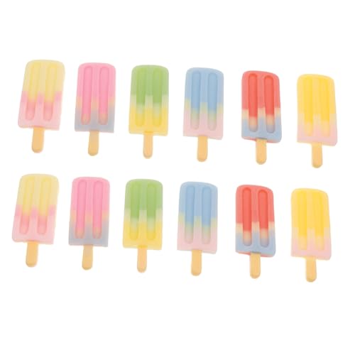 HAWILLOSCH 12 stücke Miniatur Gefälschte Prop Puppe Lebensmittel Dekoration Bunte Mini Dessert Modelle von HAWILLOSCH