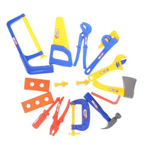 HAWILLOSCH Pädagogisches Konstruktionsspielzeug Für Kleinkinder 15-teiliges Werkzeugset Für Kinder Spielset Konstruktionsspielzeug Für Kinder Sichere Materialien Alter 3–7 HAWILLOSCH Pädagogisches Konstruktionsspielzeug Für Kleinkinder 15-teiliges Werkzeugset Für Kinder Spielset Konstruktionsspielzeug Für Kinder Sichere Materialien Alter 3–7 von HAWILLOSCH