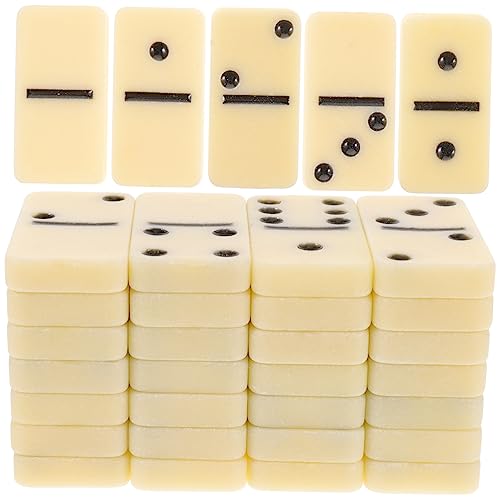 HAWILLOSCH 1Satz Dominoes Set für und Familie Klassisches Domino für Partys aus Langlebigem Material Reisen und Familienspaß von HAWILLOSCH