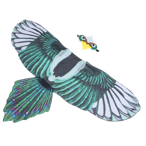 HAWILLOSCH 1Satz Eagle Cloak Kostüm Set für Kreatives Vogel Kostüm mit Flügeln und Kopfbedeckung für Rollenspiele Fasching und Fotorequisiten aus Filz und Chiffon Gefertigt für Jungen HAWILLOSCH 1Satz Eagle Cloak Kostüm Set für Kreatives Vogel Kostüm mit Flügeln und Kopfbedeckung für Rollenspiele Fasching und Fotorequisiten aus Filz und Chiffon Gefertigt für Jungen von HAWILLOSCH