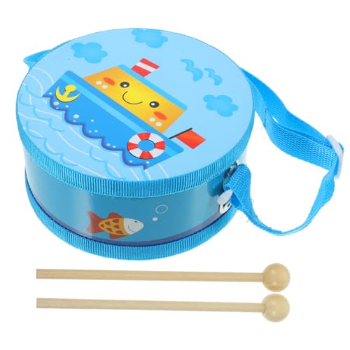 HAWILLOSCH 1Satz Handtrommel Set für Robuste Percussion Instrumente Tragbares Design für Kleinkinder und Vorschulkinder Drumsticks HAWILLOSCH 1Satz Handtrommel Set für Robuste Percussion Instrumente Tragbares Design für Kleinkinder und Vorschulkinder Drumsticks von HAWILLOSCH
