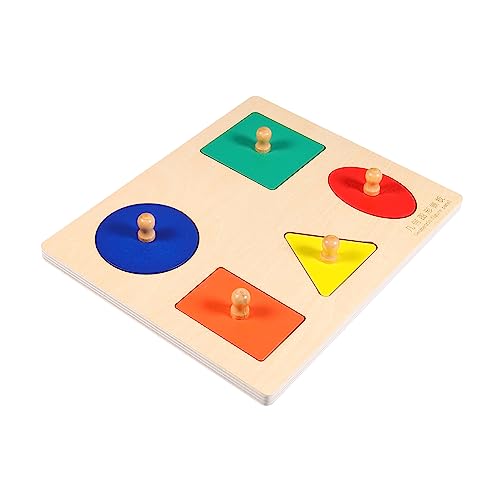 HAWILLOSCH 1Satz Holz Geometrisches Form Puzzle für Junge Mädchen Entwicklungsspielzeug Motorischen Fähigkeiten und Hand Augen Koordination Sicher und Kinderfreundlich HAWILLOSCH 1Satz Holz Geometrisches Form Puzzle für Junge Mädchen Entwicklungsspielzeug Motorischen Fähigkeiten und Hand Augen Koordination Sicher und Kinderfreundlich von HAWILLOSCH