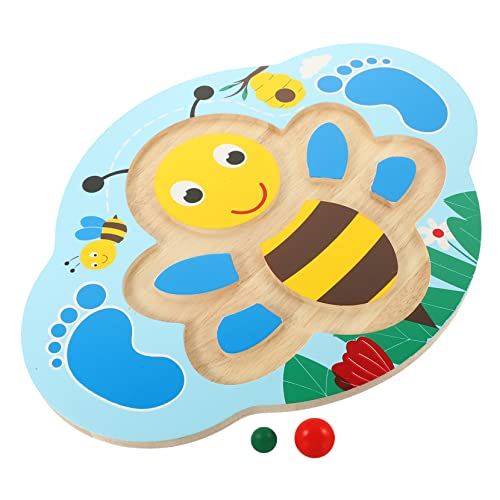 HAWILLOSCH 1Satz Kleinkinder Balanceplatte Aus Holz Sensorisches Für Drinnen Wackelbrett Für Gleichgewichtstraining Für Jungen Und Fördert Und Koordination von HAWILLOSCH
