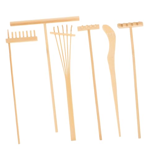 HAWILLOSCH 1Satz Mini Bambus Sandharke Set Teiliges Teezubehör für Bonsai und Zen Garten für Kleine und Landschaftsdekoration Langlebig und Platzsparend Perfektes HAWILLOSCH 1Satz Mini Bambus Sandharke Set Teiliges Teezubehör für Bonsai und Zen Garten für Kleine und Landschaftsdekoration Langlebig und Platzsparend Perfektes von HAWILLOSCH