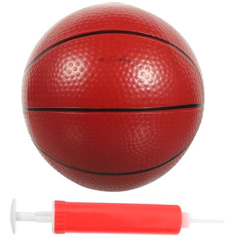 HAWILLOSCH 1Satz Mini Basketball mit Pumpe Aufblasbares Poolspielzeug für Strand und Freizeitaktivitäten Teiliges mit Mini Basketbällen von HAWILLOSCH