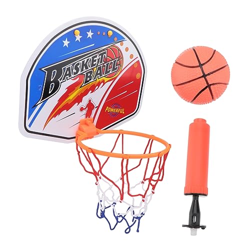 HAWILLOSCH 1Satz Mini Basketballspielzeug für Wandmontierter Basketballständer mit Cartoon Basketballbrett Pumpe für Sicheres im Innenbereich Fördert Bewegung und Spaß HAWILLOSCH 1Satz Mini Basketballspielzeug für Wandmontierter Basketballständer mit Cartoon Basketballbrett Pumpe für Sicheres im Innenbereich Fördert Bewegung und Spaß von HAWILLOSCH