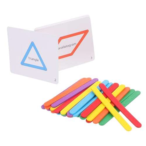 HAWILLOSCH 1Satz Regenbogen Denkspielzeug für Kreative Eisstangen für Logisches Training und Motorische Fähigkeiten Sicheres Bastelspielzeug für Fantasievolles Lernen HAWILLOSCH 1Satz Regenbogen Denkspielzeug für Kreative Eisstangen für Logisches Training und Motorische Fähigkeiten Sicheres Bastelspielzeug für Fantasievolles Lernen von HAWILLOSCH