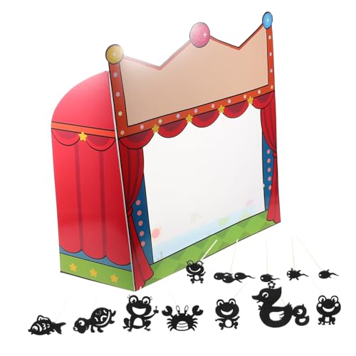 HAWILLOSCH 1Satz Schattenpuppentheater für DIY Puppentheater Materialien Kreatives Handwerk für Erzählungen und Aufführungen Innovatives Lehrspielzeug für Kulturelle Bildung von HAWILLOSCH