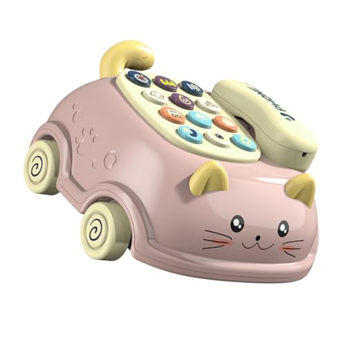 HAWILLOSCH 1Satz Telefonspielzeug Multifunktionale Lernspielzeuge für Liebevolles Katzen Design Fördert Sprachentwicklung und Kreativität für Jungen Jahren von HAWILLOSCH