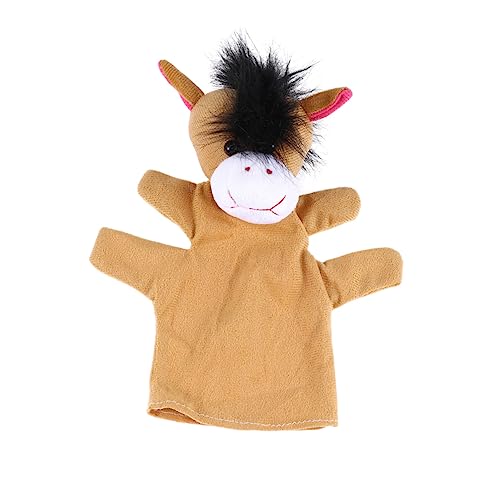 HAWILLOSCH 1Stück Handpuppenspielzeug Tierdesign Plüsch Finger Handschuhspielzeug für Geschichtenerzählen Interaktive Eltern Aktivitäten und Rollenspiele von HAWILLOSCH