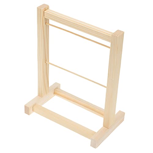 HAWILLOSCH 1Stück Mini Holz Doppelschicht Kleiderständer für Puppen Stabiler Hängender Wäscheständer aus Umweltfreundlichem Holz Accessoire zur Organisation von Puppenkleidung HAWILLOSCH 1Stück Mini Holz Doppelschicht Kleiderständer für Puppen Stabiler Hängender Wäscheständer aus Umweltfreundlichem Holz Accessoire zur Organisation von Puppenkleidung von HAWILLOSCH
