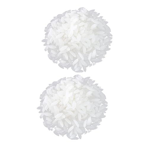 HAWILLOSCH 1tasche Künstliches Reis Lebensechte Deko Für Zuhause Küche Restaurant Und Fotografie Requisiten Fake Rice Für Kreative Präsentationen von HAWILLOSCH