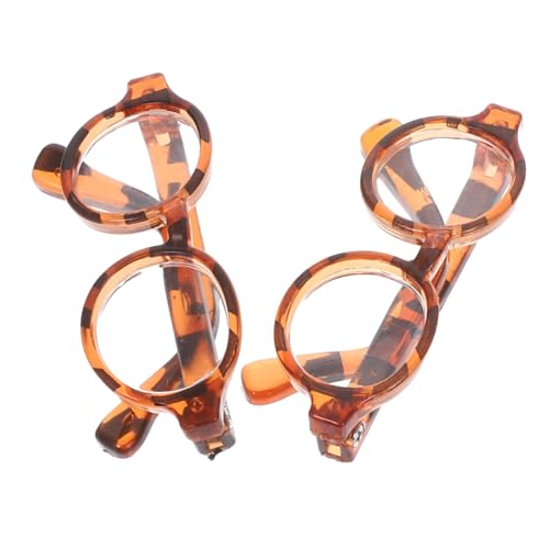 HAWILLOSCH 2 Paare Stilvolle Puppenbrillen aus Accessoires für Puppen Requisiten für Rollenspiele und Fotografie für Kreative Puppenoutfits HAWILLOSCH 2 Paare Stilvolle Puppenbrillen aus Accessoires für Puppen Requisiten für Rollenspiele und Fotografie für Kreative Puppenoutfits von HAWILLOSCH