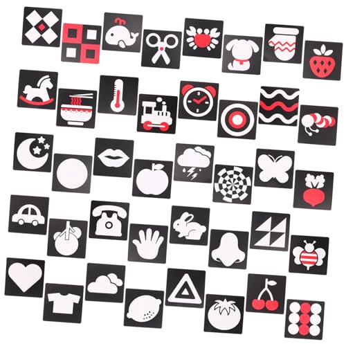 HAWILLOSCH 2 Sätze schwarz-weiße Babykarten -Spielzeugkarten für Babys von 3-6 Monaten schwarz-weißes für Kleinkinder Lernspielzeug für Babys Babyspielzeug Papierkarte HAWILLOSCH 2 Sätze schwarz-weiße Babykarten -Spielzeugkarten für Babys von 3-6 Monaten schwarz-weißes für Kleinkinder Lernspielzeug für Babys Babyspielzeug Papierkarte von HAWILLOSCH