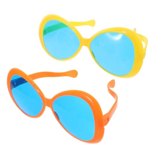 HAWILLOSCH 2 Stück Jumbo Sonnenbrillen Lustige Hawaii Brille für Kostümparty Strand und Pooldekoration Requisiten für Fotos und Sommer Events HAWILLOSCH 2 Stück Jumbo Sonnenbrillen Lustige Hawaii Brille für Kostümparty Strand und Pooldekoration Requisiten für Fotos und Sommer Events von HAWILLOSCH