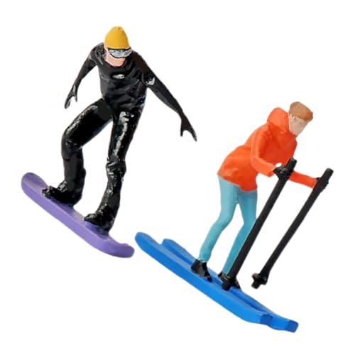 HAWILLOSCH 2 Stück Miniatur-ski-Modelle Im Maßstab 1:64 Ski-Menschen-Figuren Für Puppenhaus-Diorama-szenen Modell-ski-zubehör HAWILLOSCH 2 Stück Miniatur-ski-Modelle Im Maßstab 1:64 Ski-Menschen-Figuren Für Puppenhaus-Diorama-szenen Modell-ski-zubehör von HAWILLOSCH