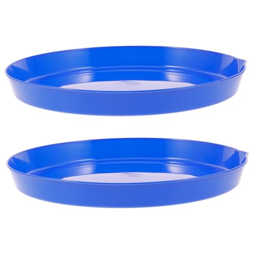 HAWILLOSCH 2 Stück Seifenblasen Trays Bubble Blowing Zubehör mit Aufbewahrung für Outdoor Spielspaß und Teamaktivitäten Leicht und Sicher der Anwendung von HAWILLOSCH