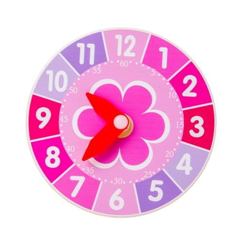 HAWILLOSCH 2 Stücke Kinderuhren adventsgeschenke lernspielzeug pädagogisches funnytoys für kognitive Entwicklung Fun Toy Uhrenspielzeug für Bambus von HAWILLOSCH