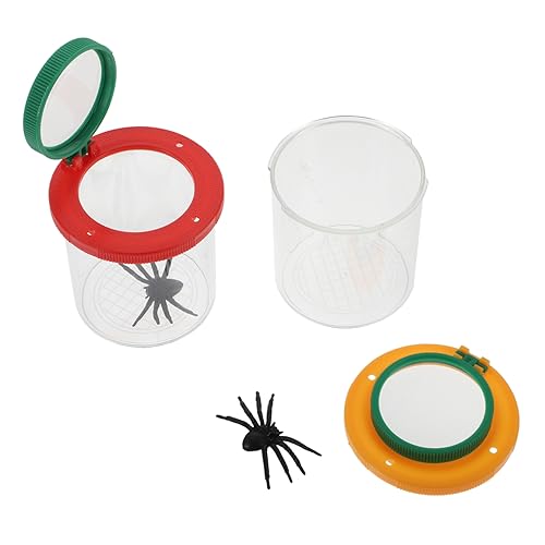 HAWILLOSCH 2 Stücke Kunststoff Insekt Beobachten Glas Outdoor-Lupe-vergrößerungs-Bug-viewer Pädagogisches Spielzeug von HAWILLOSCH