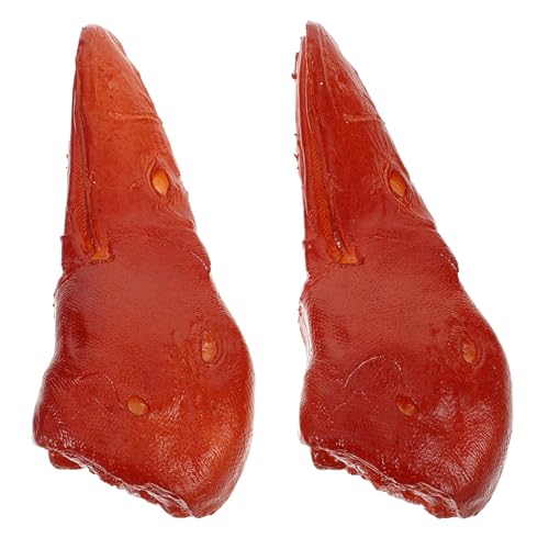 HAWILLOSCH 2 Stücke Simulierte Lebensmittel Ente Köpfe Künstliche Lebensechte Tier Köpfe Gefälschte Gekochte Gebratene Ente Fleisch Modell Für Küche Schrank Fotografie Requisiten HAWILLOSCH 2 Stücke Simulierte Lebensmittel Ente Köpfe Künstliche Lebensechte Tier Köpfe Gefälschte Gekochte Gebratene Ente Fleisch Modell Für Küche Schrank Fotografie Requisiten von HAWILLOSCH