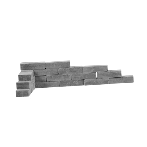 HAWILLOSCH 20 Stück Gebäudemodellsteine winzige Ziegel Mikro-Landschaftsziegelmodell Mini-Baustein Mini-Baumaterialien Miniatur-Ziegel Backsteindekorationen Simulationsbaustein Ton Grau HAWILLOSCH 20 Stück Gebäudemodellsteine winzige Ziegel Mikro-Landschaftsziegelmodell Mini-Baustein Mini-Baumaterialien Miniatur-Ziegel Backsteindekorationen Simulationsbaustein Ton Grau von HAWILLOSCH
