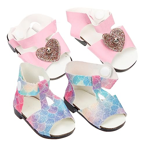 HAWILLOSCH 2Paare Puppenschuhe für Dekorative Mini Schuhe für Puppen Kreative und Widerstandsfähige Schuhe Zubehör für Puppenspielzeug Fördert Fantasie und Spielspaß HAWILLOSCH 2Paare Puppenschuhe für Dekorative Mini Schuhe für Puppen Kreative und Widerstandsfähige Schuhe Zubehör für Puppenspielzeug Fördert Fantasie und Spielspaß von HAWILLOSCH