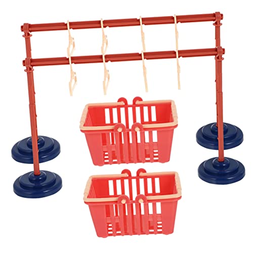 HAWILLOSCH 2Sätze Kleiderständer Für Puppen Mit Hängern Praktischer Puppen Kleider Organizer Mit Aufbewahrungskorb Für Kreatives Spielzeugzimmer Für Puppenliebhaber HAWILLOSCH 2Sätze Kleiderständer Für Puppen Mit Hängern Praktischer Puppen Kleider Organizer Mit Aufbewahrungskorb Für Kreatives Spielzeugzimmer Für Puppenliebhaber von HAWILLOSCH