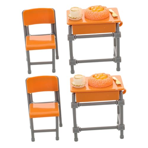 HAWILLOSCH 2Sätze Mini Schreibtischset Teilig für Puppenhaus Realistisches Tischaccessoire mit Stuhl für Rollenspiele und Kreative Lernspiele aus Langlebigem Material Gefertigt HAWILLOSCH 2Sätze Mini Schreibtischset Teilig für Puppenhaus Realistisches Tischaccessoire mit Stuhl für Rollenspiele und Kreative Lernspiele aus Langlebigem Material Gefertigt von HAWILLOSCH