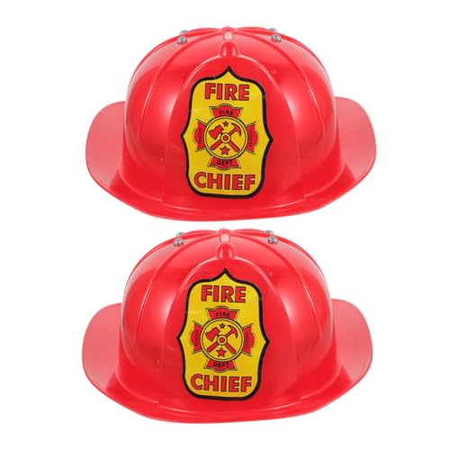 HAWILLOSCH 2St Kinderfeuerhut feuerwehrhelm für Feuerwehrhelm Feuerwehrmannhut zum Verkleiden Gelber Feuerwehrmann-Partyhut Kleinkindhelm Feuerwehrmann Kostümzubehör Plastik rot HAWILLOSCH 2St Kinderfeuerhut feuerwehrhelm für Feuerwehrhelm Feuerwehrmannhut zum Verkleiden Gelber Feuerwehrmann-Partyhut Kleinkindhelm Feuerwehrmann Kostümzubehör Plastik rot von HAWILLOSCH