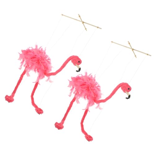 HAWILLOSCH 2Stücke Flamingo Marionettenpuppe aus Interaktive Tiermarionetten für Kreative Aufführungen Leichte und Hochwertige Verarbeitung für Puppenspieler HAWILLOSCH 2Stücke Flamingo Marionettenpuppe aus Interaktive Tiermarionetten für Kreative Aufführungen Leichte und Hochwertige Verarbeitung für Puppenspieler von HAWILLOSCH