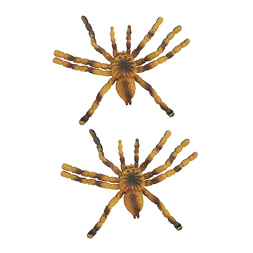 HAWILLOSCH 2Stücke Realistisches Tarantula Tarantula Modelle für Lernspielzeug zur Biologischen Wissens Dekorative Spinnenfiguren für Neugierige Kleine von HAWILLOSCH