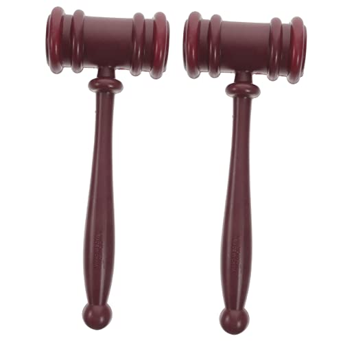 HAWILLOSCH 2Stücke Richterhammer für Gerichtshammer aus Hochwertigem und Hammerspielzeug für Kreative Rollenspiele und Auktionen HAWILLOSCH 2Stücke Richterhammer für Gerichtshammer aus Hochwertigem und Hammerspielzeug für Kreative Rollenspiele und Auktionen von HAWILLOSCH