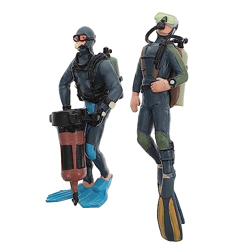 HAWILLOSCH 2Stücke Taucherfiguren für Aquarium Dekoration Realistische Diver Puppen für Unterwasser Langlebig und Ansprechend Gestaltet HAWILLOSCH 2Stücke Taucherfiguren für Aquarium Dekoration Realistische Diver Puppen für Unterwasser Langlebig und Ansprechend Gestaltet von HAWILLOSCH