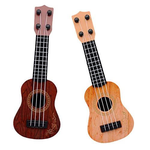 HAWILLOSCH 2Stücke Teiliges Ukulele für Musikinstrumente aus Robustem für Musikalische Früherziehung für Kleinkinder von HAWILLOSCH