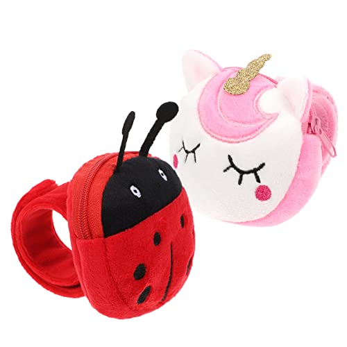 HAWILLOSCH 2Stücke Tierarmband Slap Armband mit Geldbörse Plüsch Slap Band für Niedliches Design für Geburtstagsfeiern Mitgebsel für Jungen HAWILLOSCH 2Stücke Tierarmband Slap Armband mit Geldbörse Plüsch Slap Band für Niedliches Design für Geburtstagsfeiern Mitgebsel für Jungen von HAWILLOSCH