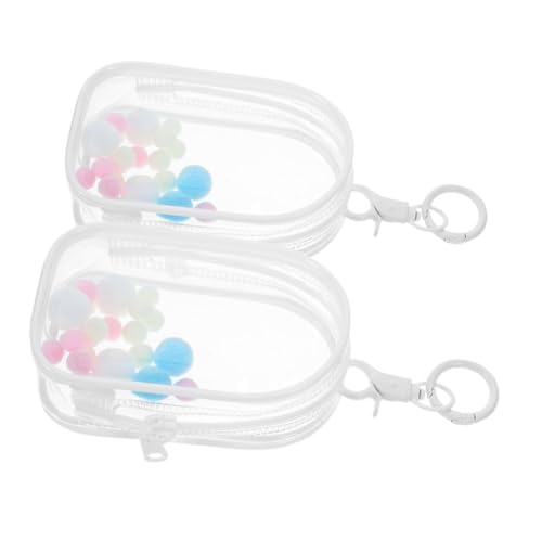 HAWILLOSCH 2Stücke Transparente Figuren Präsentationstasche PVC Aufbewahrung für Puppen Mini Zubehör Display mit Reißverschluss für Sammlerstücke und Actionfiguren HAWILLOSCH 2Stücke Transparente Figuren Präsentationstasche PVC Aufbewahrung für Puppen Mini Zubehör Display mit Reißverschluss für Sammlerstücke und Actionfiguren von HAWILLOSCH