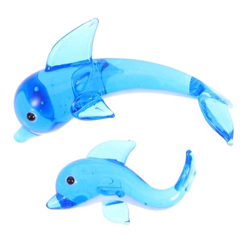 HAWILLOSCH 2pcs Glasdelphin -Figuren Süße Delphin -Ornamente Einzigartige Marine Tiersammler Für Wohnkultur Wohnzimmer Statue Schlafzimmer Büro Delphin -enthusiasten HAWILLOSCH 2pcs Glasdelphin -Figuren Süße Delphin -Ornamente Einzigartige Marine Tiersammler Für Wohnkultur Wohnzimmer Statue Schlafzimmer Büro Delphin -enthusiasten von HAWILLOSCH