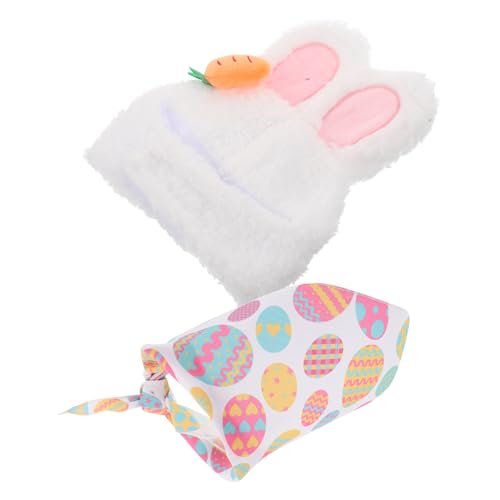 HAWILLOSCH 2pcs Ostergans Kostüm Süßes Kaninchenhut Bunny Ohrhut Stirnband Ostergans Outfit Gänse Kleidung Rasengans Kleidung HAWILLOSCH 2pcs Ostergans Kostüm Süßes Kaninchenhut Bunny Ohrhut Stirnband Ostergans Outfit Gänse Kleidung Rasengans Kleidung von HAWILLOSCH