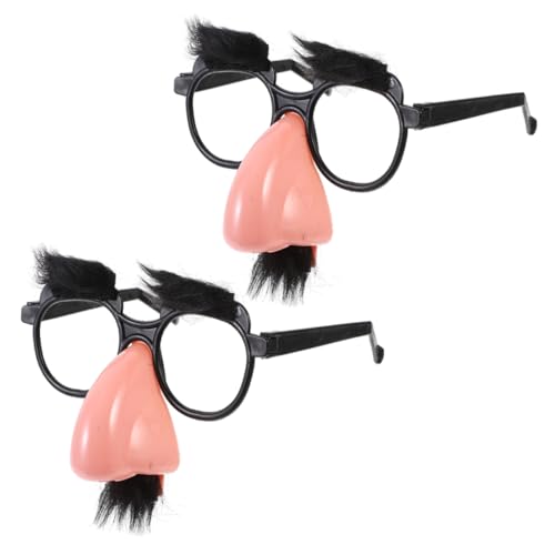 HAWILLOSCH 2pcs Verrückte Mit Augen Halloween Party Accessoire Für Erwachsene Einzigartige Clownbrillen Für Festivals Geburtstag von HAWILLOSCH