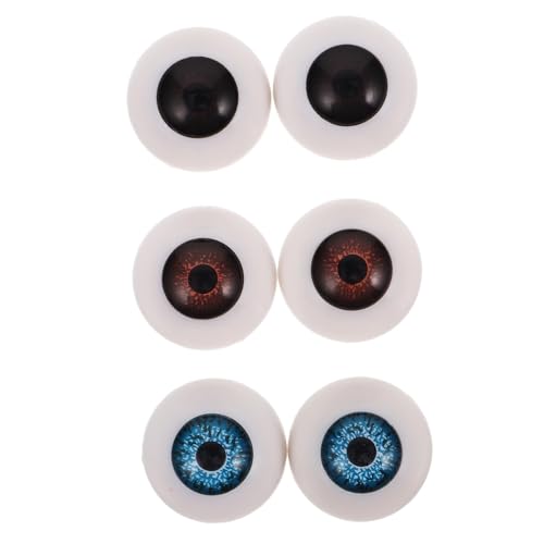 HAWILLOSCH 3 Paare Puppenaugen Accessoires Für Die Herstellung Realistischer Augäpfel Für Ausgestopfte Tiere Und Häkelspielzeug Für Puppenzubehör Herstellen HAWILLOSCH 3 Paare Puppenaugen Accessoires Für Die Herstellung Realistischer Augäpfel Für Ausgestopfte Tiere Und Häkelspielzeug Für Puppenzubehör Herstellen von HAWILLOSCH